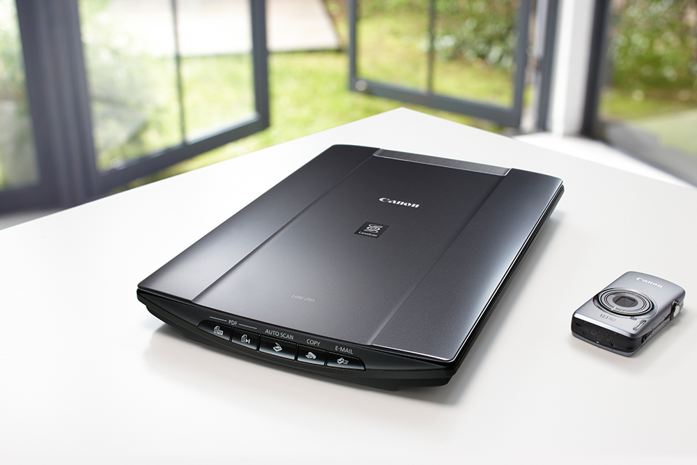 Foto's digitaliseren met een canon flatbed scanner
