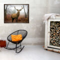 Foto decoratie herfst winter hert
